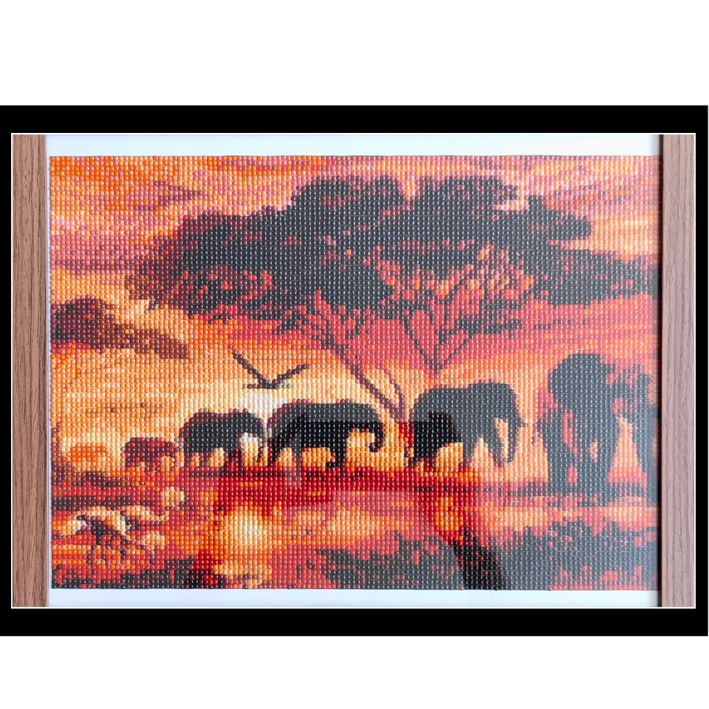 Atardecer en la sabana